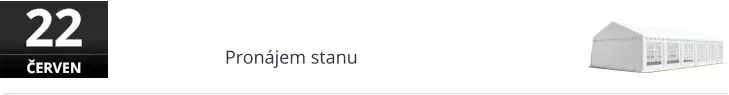 Pronájem stanu 22 ČERVEN